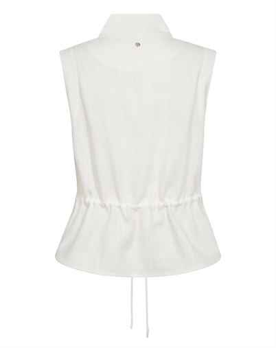 Mos Mosh - MMLelo Ramie Vest - Ecru